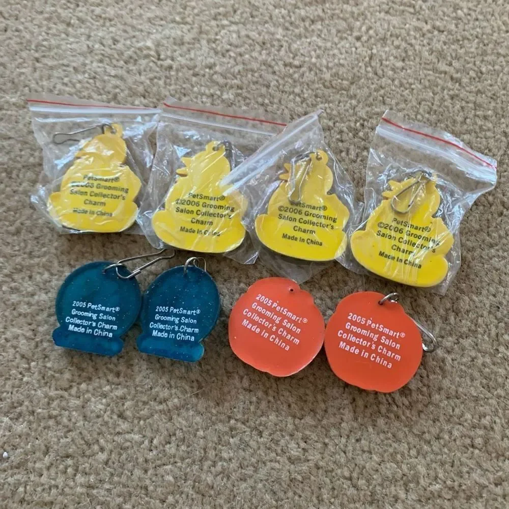 8 Pet Smart Grooming Salon Collectors Charms